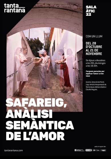 Safareig, anàlisi semàntica de l’amor → Teatre Tantarantana
