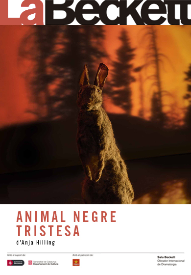 Animal negre tristesa → Sala Beckett
