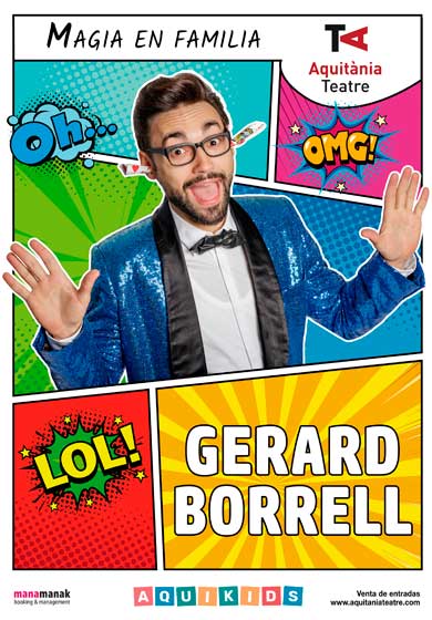 Gerard Borrell: Màgia en família → Aquitània Teatre