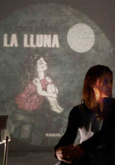 El meu poble la lluna