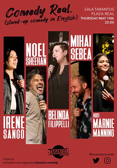 Comedy Real - Stand Up Comedy in English → Sala Tarantos