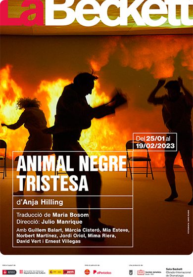Animal negre tristesa → Sala Beckett