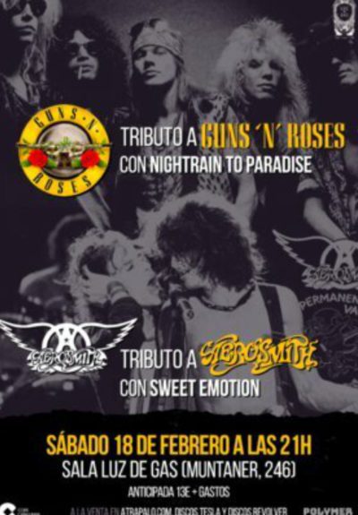 Homenatge a Guns N'Roses (Nightrain To Paradise) i Aerosmith (Sweet Emotion)
