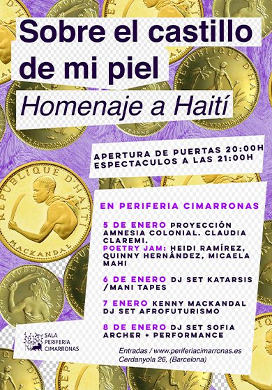 Homenaje a Haití: Sobre el castillo de mi piel → Sala Periferia Cimarronas