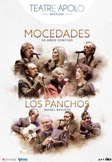 Mocedades y Los Panchos: 50 años contigo → Teatre Apolo