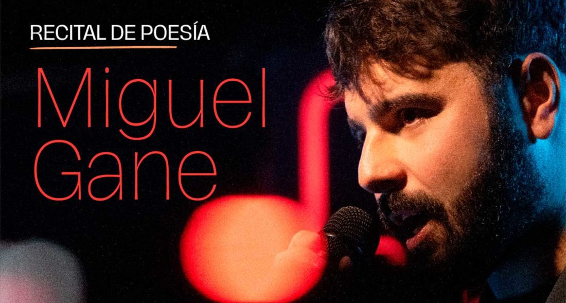 Recital de poesía de Miguel Gane