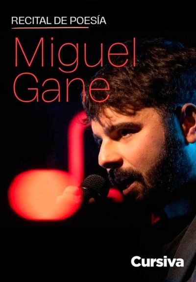 Recital de poesía de Miguel Gane