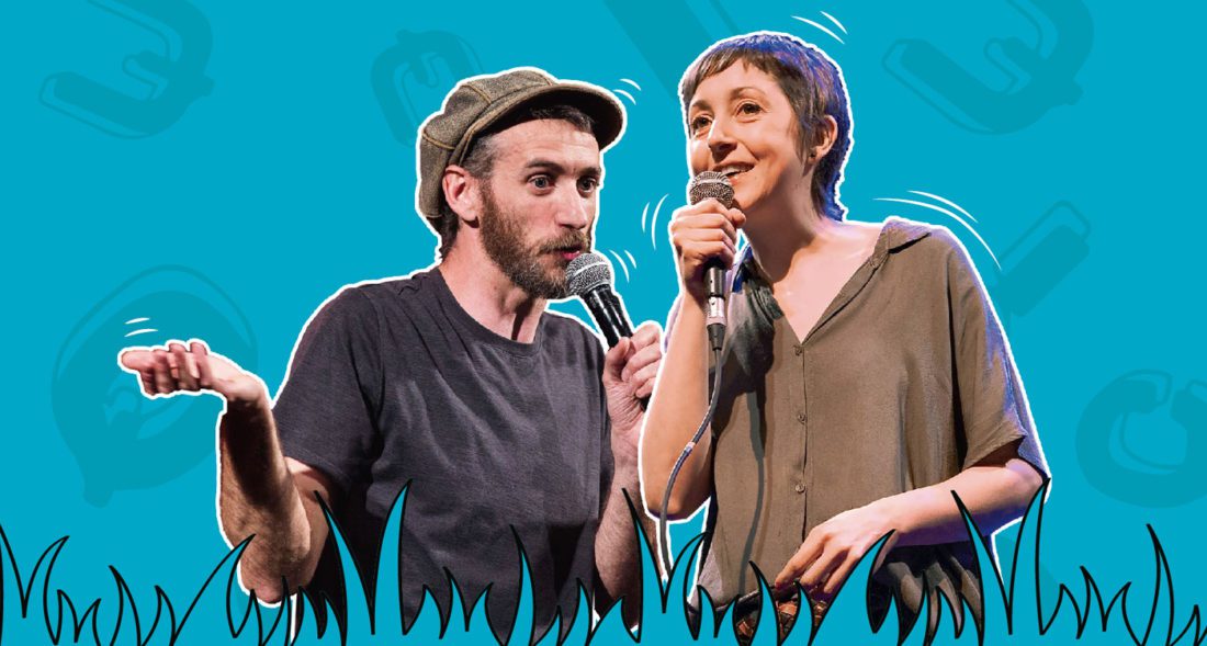 Humor de micro. Irene Minovas, Godai Garcia