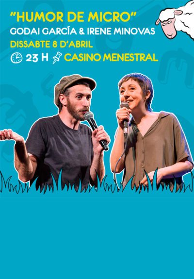 Humor de micro. Irene Minovas, Godai Garcia