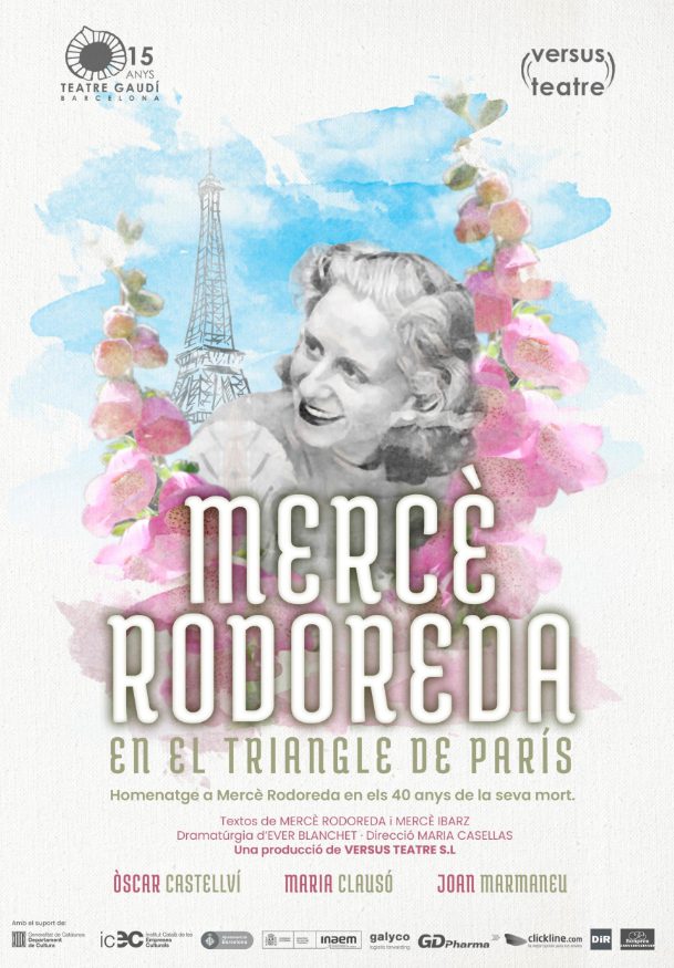 Mercè Rodoreda en el Triangle de París
