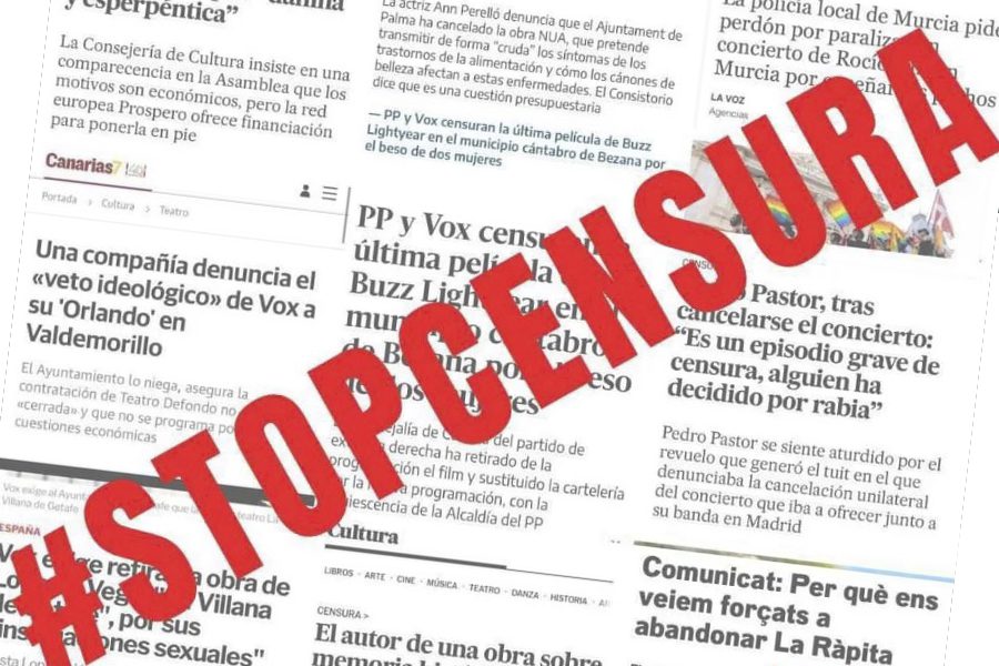 El teatre català s’uneix contra la censura de l’ultradreta