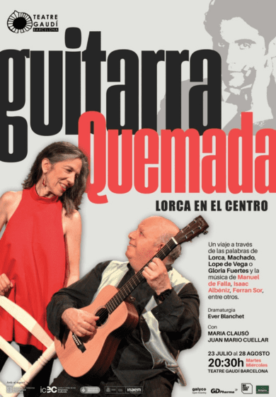 Guitarra quemada. Lorca en el centro