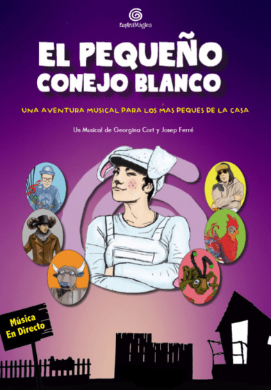 El pequeño conejo blanco