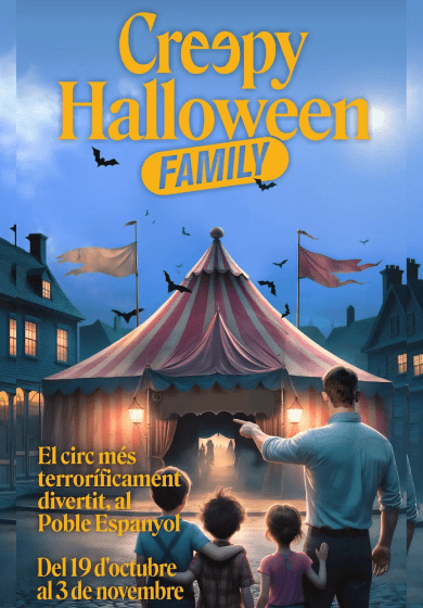 Creepy Halloween Family → Poble Espanyol