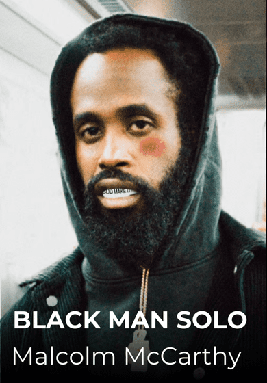 Black man solo