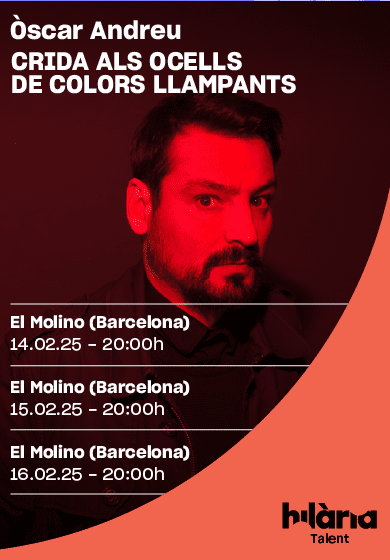 Òscar Andreu: Crida als ocells de colors llampants