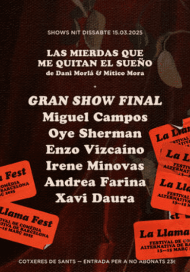 La Llama Fest 2025: Gran Show de Dissabte