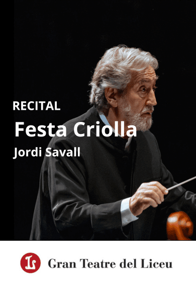 Festa Criolla amb Jordi Savall i Santi Moix → Gran Teatre del Liceu