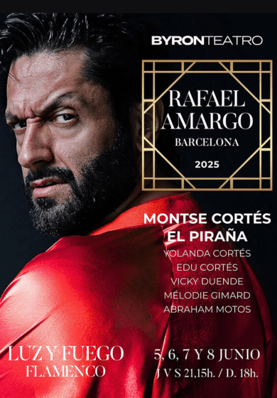 Rafael Amargo: Luz y fuego → Byron Teatre