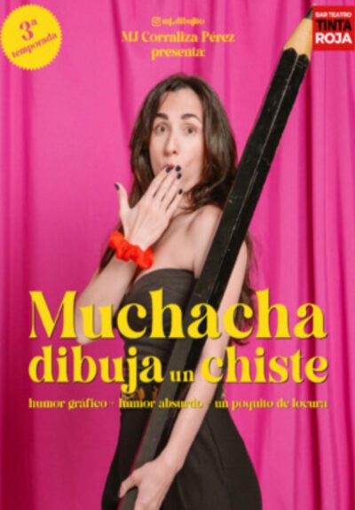 Muchacha, dibuja un chiste