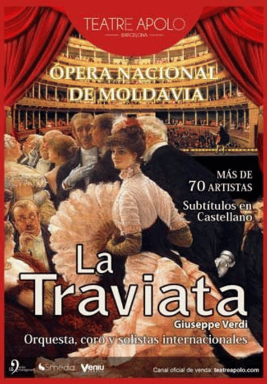 Òpera Nacional de Moldàvia: La Traviata → Teatre Apolo