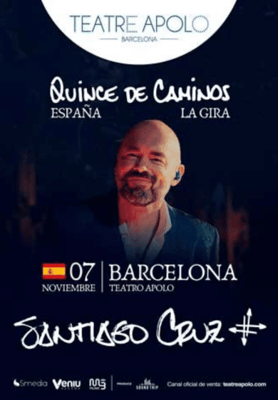 Santiago Cruz: Quince de caminos → Teatre Apolo