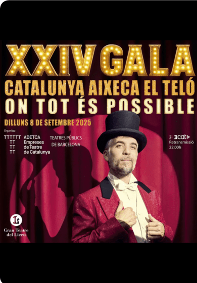 XXIVena Gala Catalunya Aixeca el Teló 2025 → Gran Teatre del Liceu