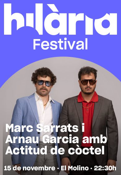 Marc Sarrats i Arnau Garcia amb actitud de còctel → El Molino