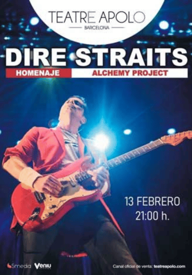Alchemy Project: Homenaje a Dire Straits → Teatre Apolo