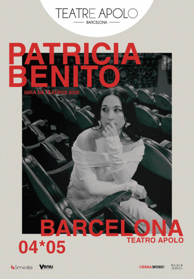 Patricia Benito: Gira teatros 2026 → Teatre Apolo