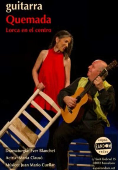 Guitarra quemada. Lorca en el centro → Espai Random