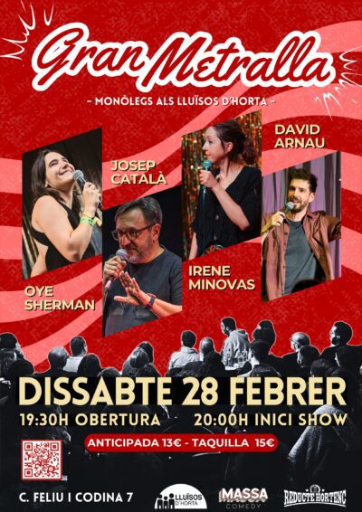 Gran Metralla: monòlegs als Lluïsos d'Horta