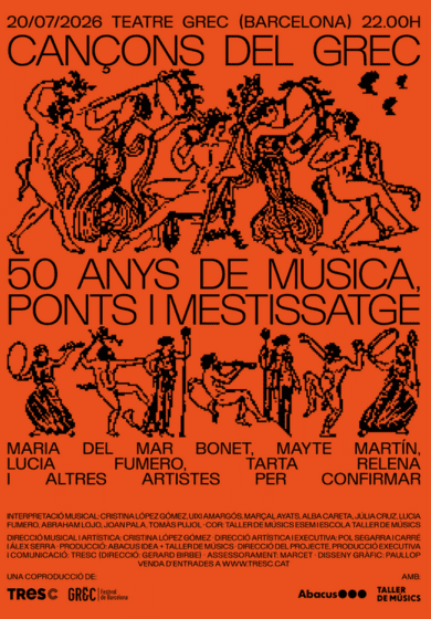 Cançons del Grec. 50 anys de música, ponts i mestissatge → Teatre Grec
