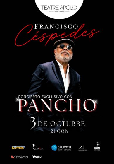 Francisco “Pancho” Céspedes en concert → Teatre Apolo