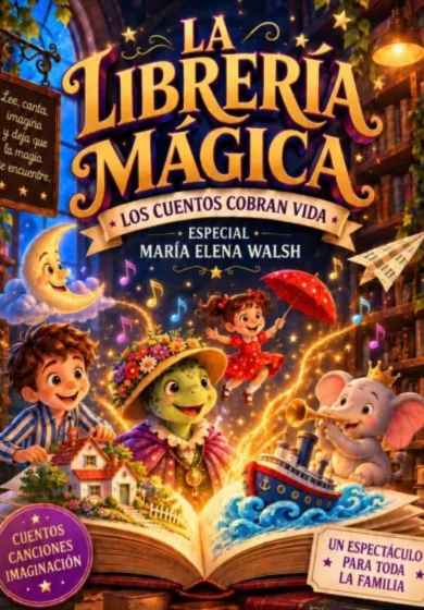 La librería mágica. Cuentos argentinos de María Elena Walsh → L'Autèntica Teatre