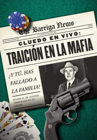 Cluedo en vivo: traición en la mafia